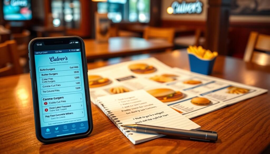 Culver's food information