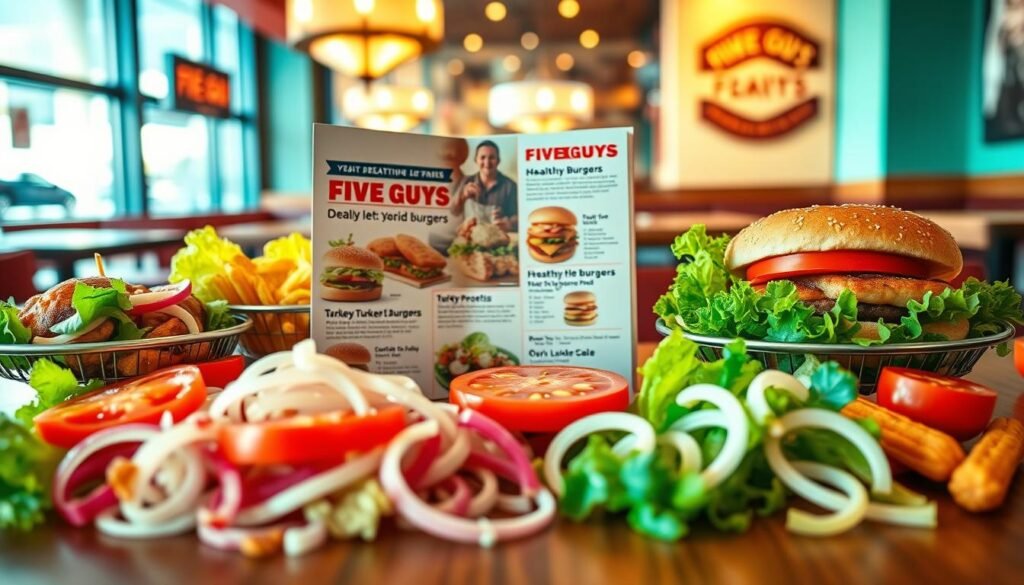 Five Guys menu for dieting
