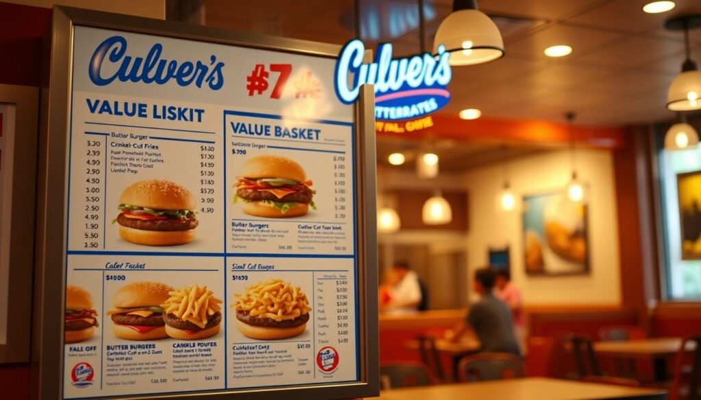 culver's menu price list