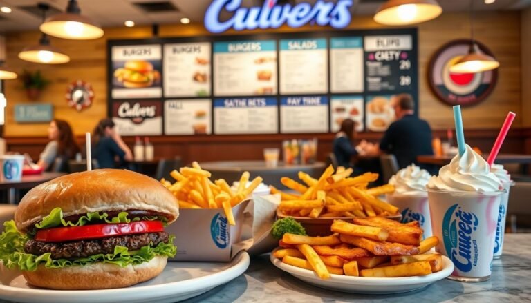 culver's restaurant menu