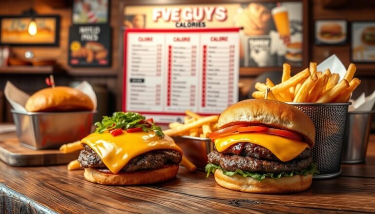 five guys calories menu
