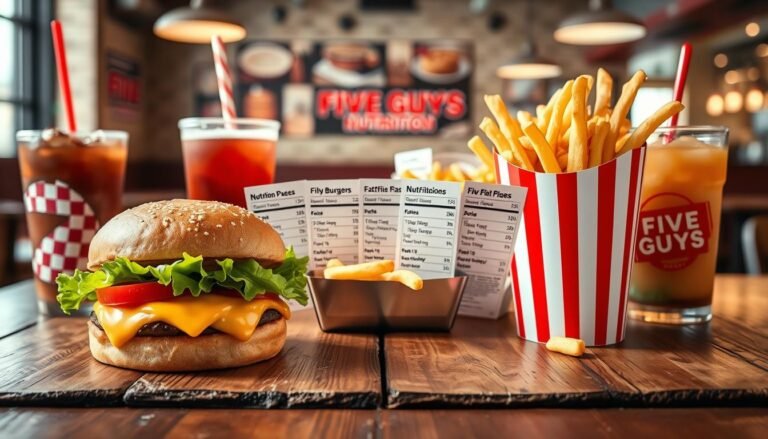 five guys menu nutrition
