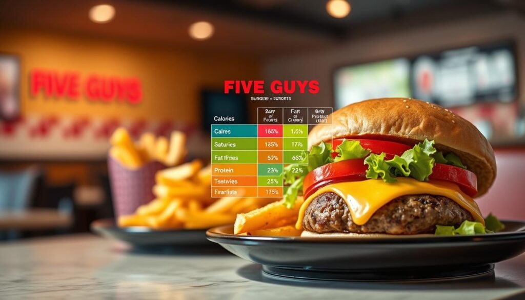 five guys nutritional information