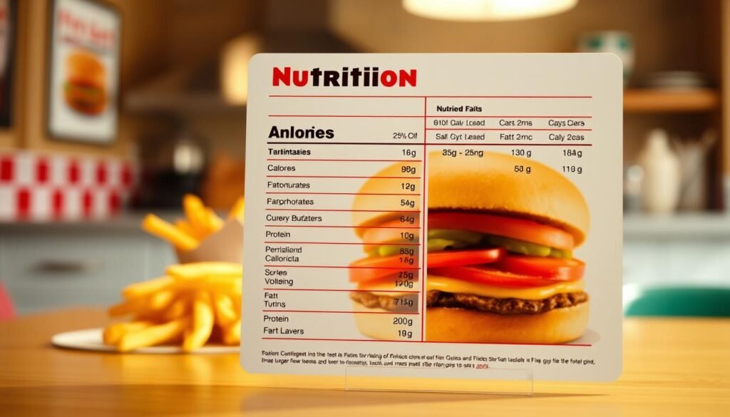 nutritional information
