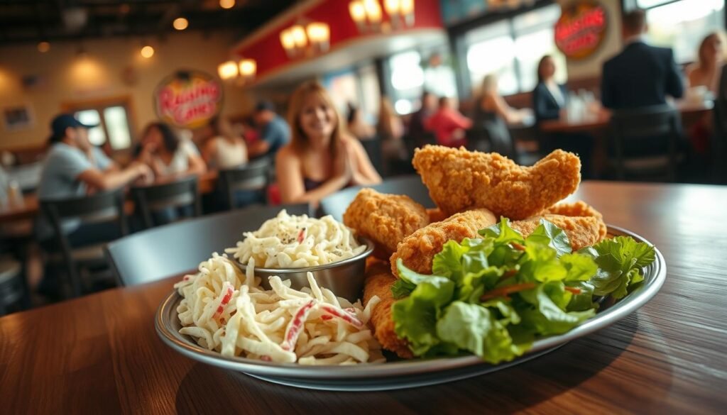 gluten sensitive choices at raising cane's