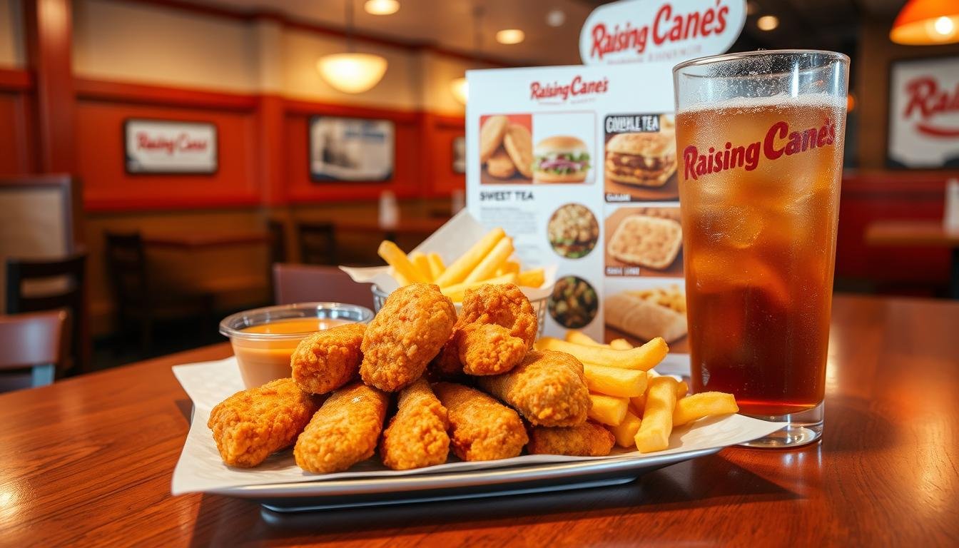 raising cane's canton township menu