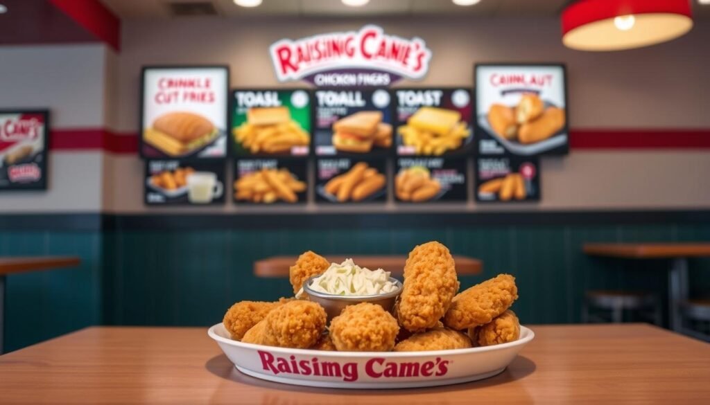 raising cane's chicken fingers colma menu