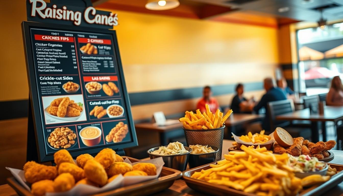 raising cane's chicken fingers colma menu