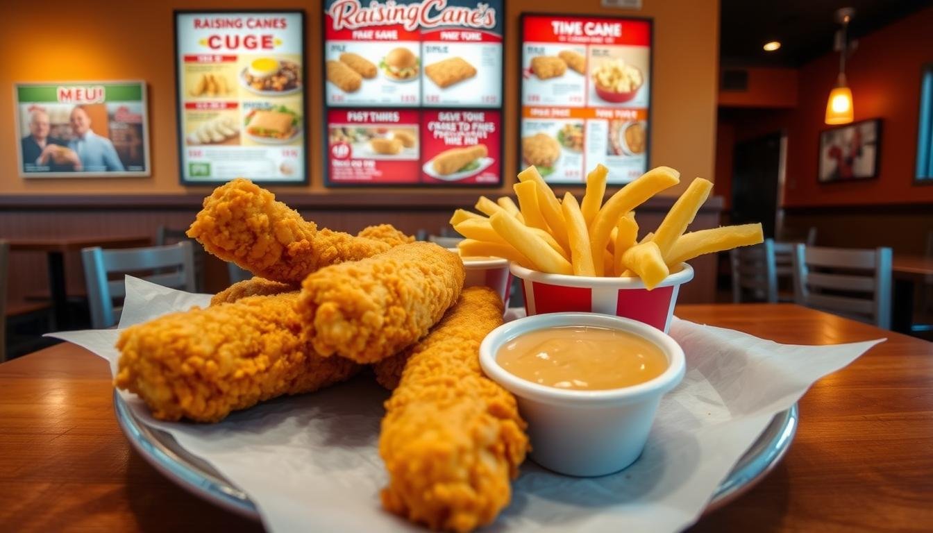 raising cane's chicken fingers hesperia menu