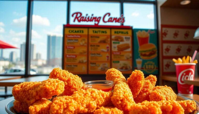 raising cane's chicken fingers jacksonville menu