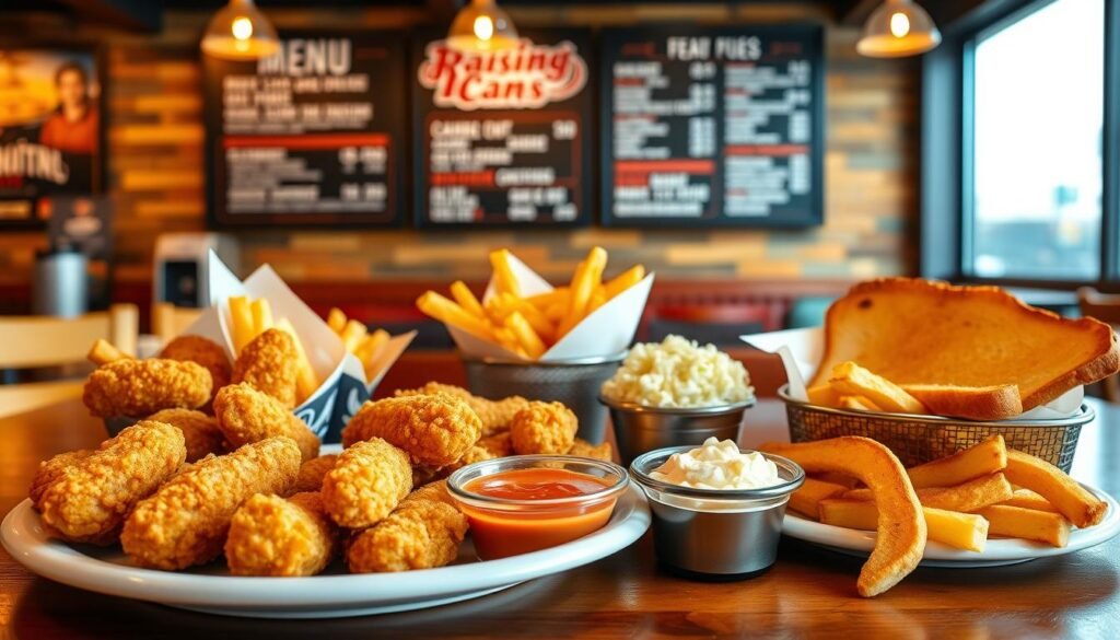 raising cane's chicken fingers mcdonough menu