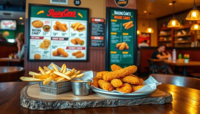 raising cane's chicken fingers mcdonough menu