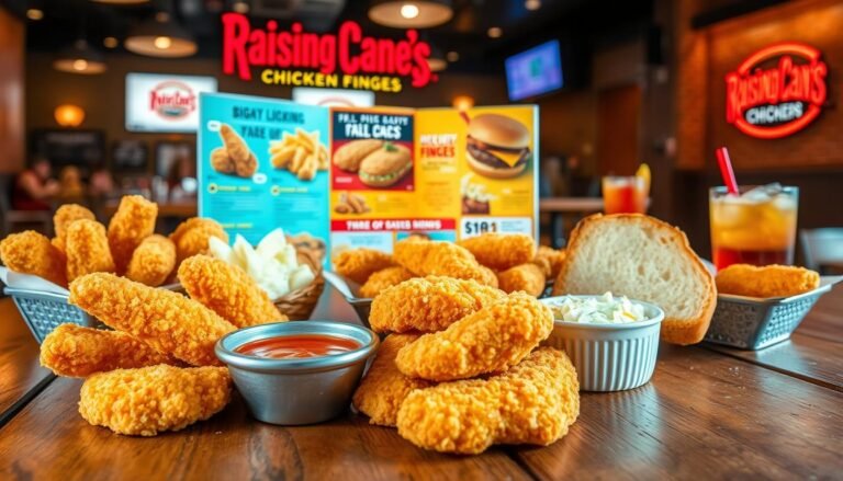raising cane's chicken fingers rockford menu