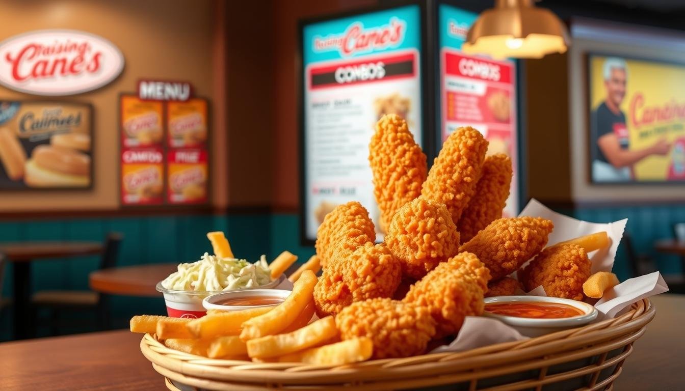 raising cane's chicken fingers wichita menu