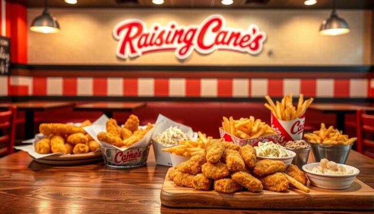 raising cane's menu calories