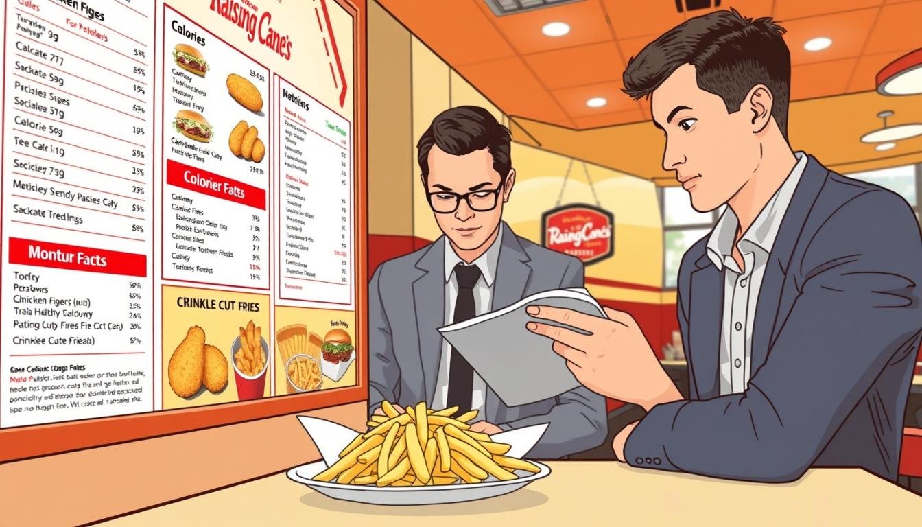 raising cane's menu nutrition