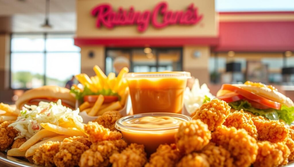 raising cane's special menu items
